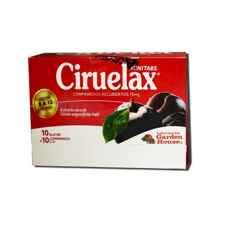 UNIDAD CIRUELAX MINITABS 75MG $