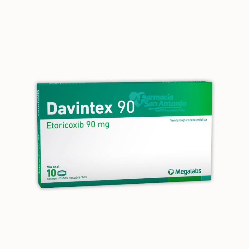 DAVINTEX 90MG X 10 COMP