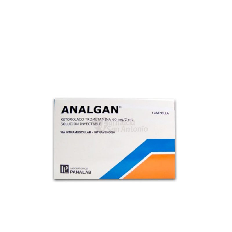 UNIDAD ANALGAN 20MG COMP $