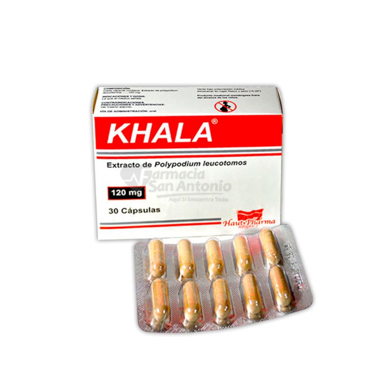 KHALA 120MG X 30 CAPSULAS