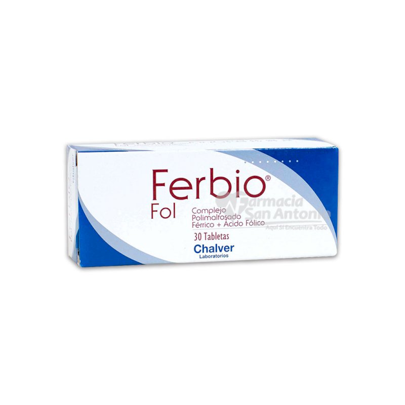 FERBIO FOL X 30 TABLETAS