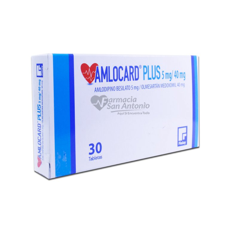 AMLOCARD PLUS 5MG/40MG X 30 TABS