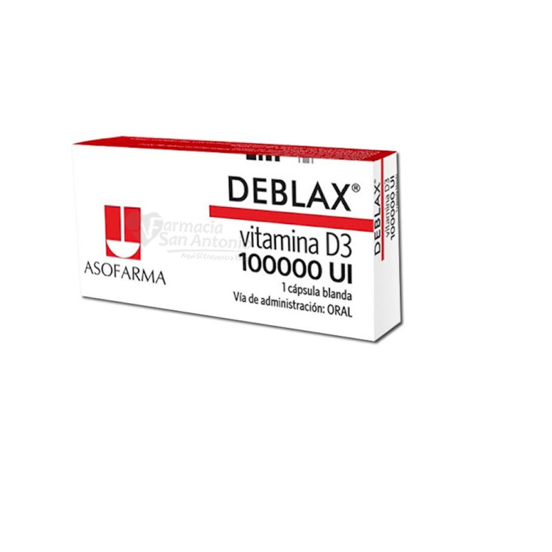 DEBLAX 100,000 UI X 1 CAPS