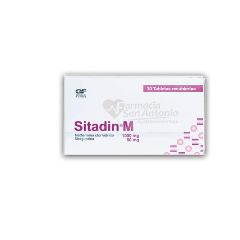 SITADIN M 1000/500MG X 30TABS