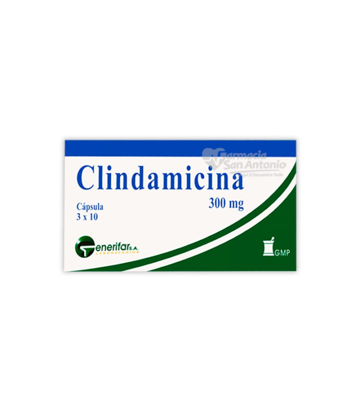 UNIDAD GENERIFAR CLINDAMICINA X 300MG TAB