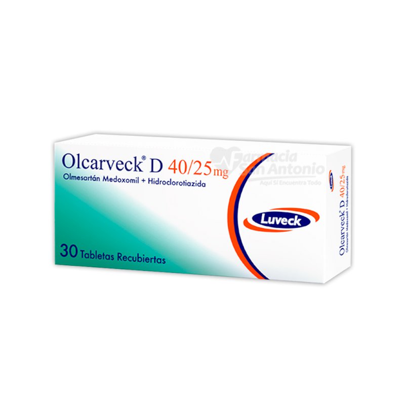 OLCARVECK D 40/25MG X 30 TAB