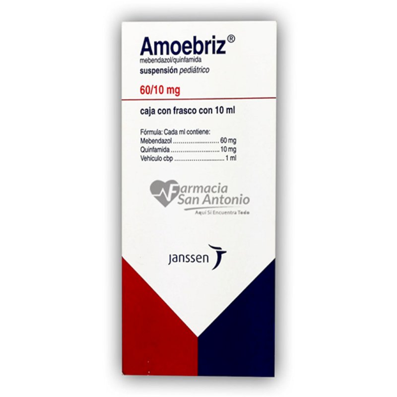 AMOEBRIZ 60/10 SUSP X 10ML CEREZA