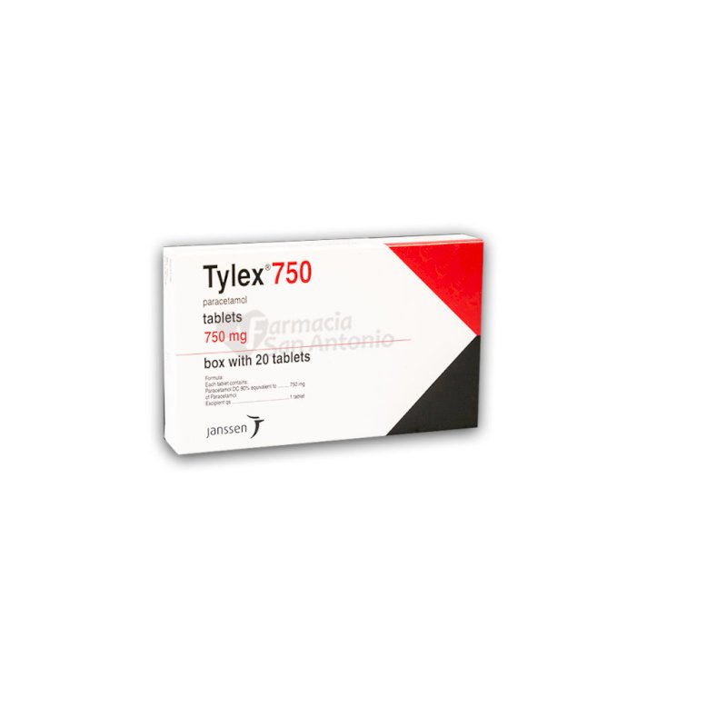 TYLEX 750MG X 20 TAB