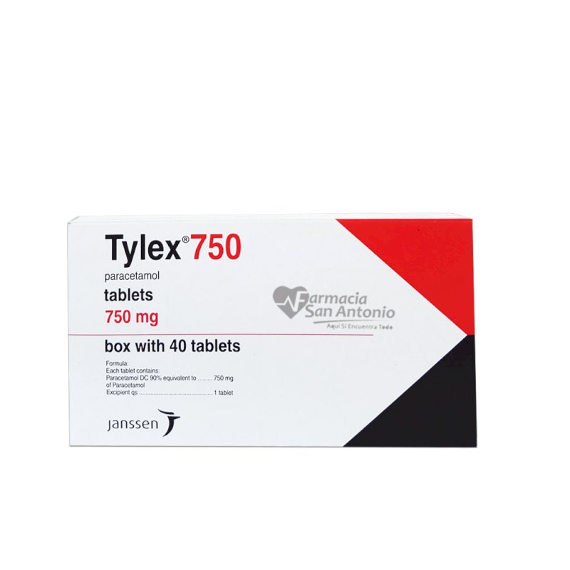 UNIDAD TYLEX 750MG TAB