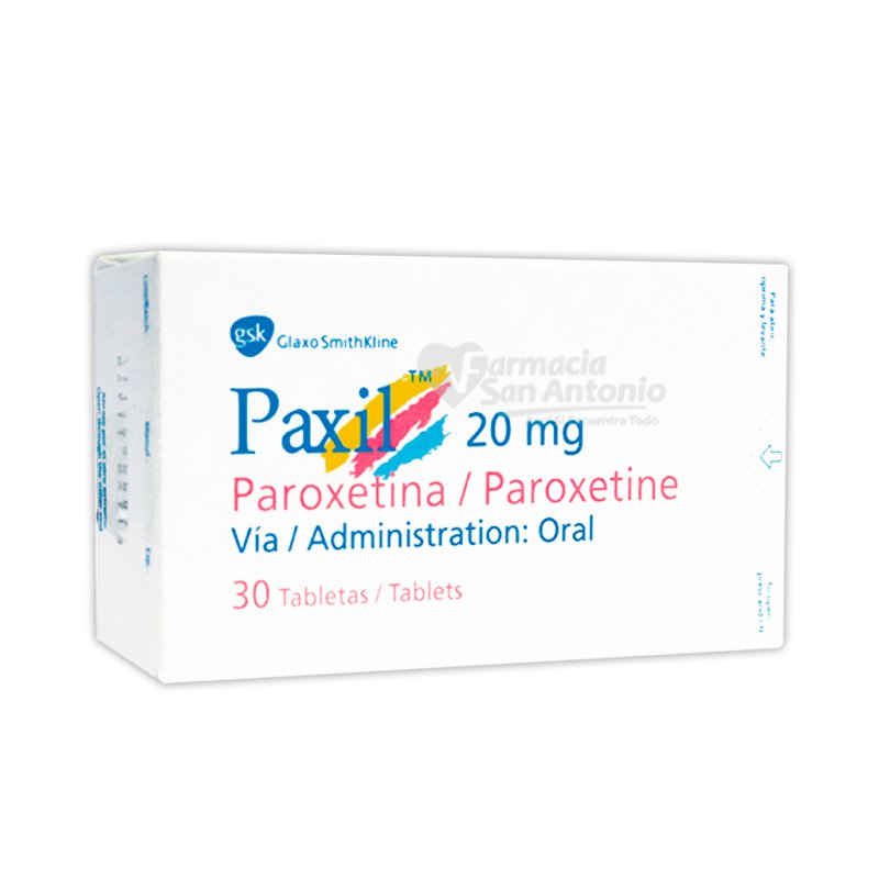 PAXIL 20MG X 30 TAB