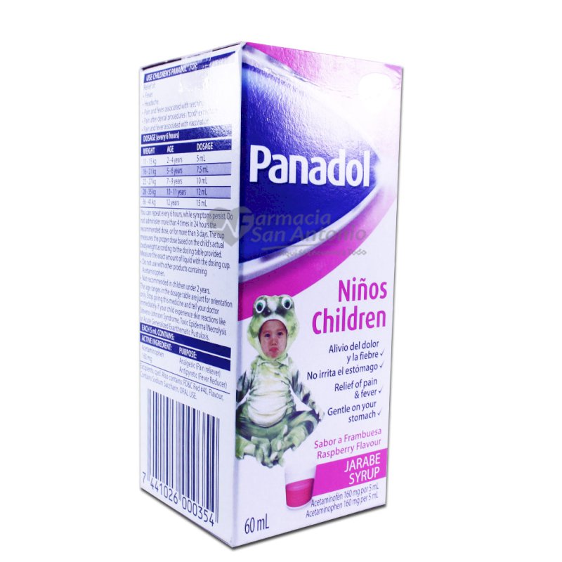 PANADOL JBE NIÑO X 60ML