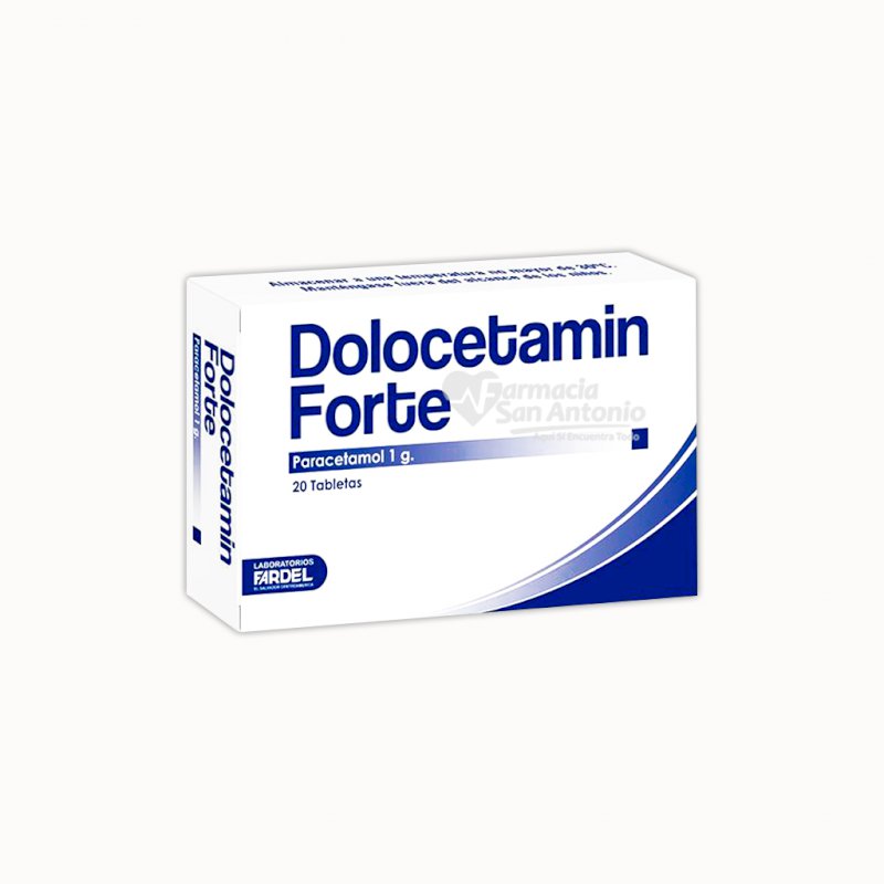 UNIDAD FARDEL DOLOCETAMIN FORTE TABS