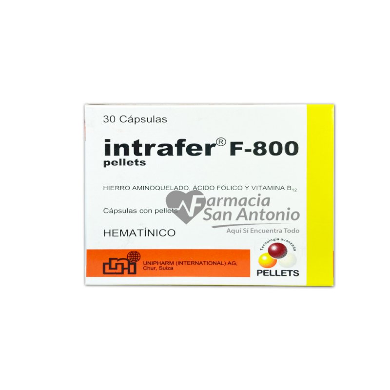 INTRAFER F-800 X 30 CAPSULAS