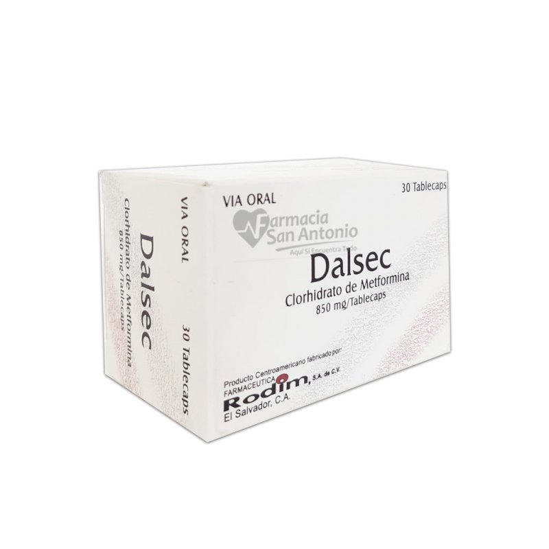 DALSEC 850 MG X 30 TABS