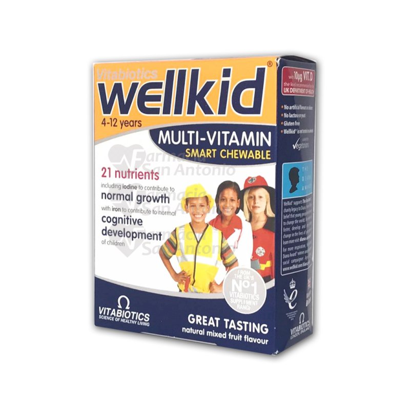 WELLKID MULTI-VITAMINA X 30 TABS MAST