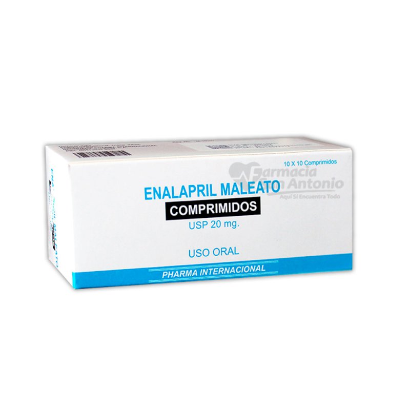 UNIDAD PHARMA INTER ENALAPRIL X 20MG