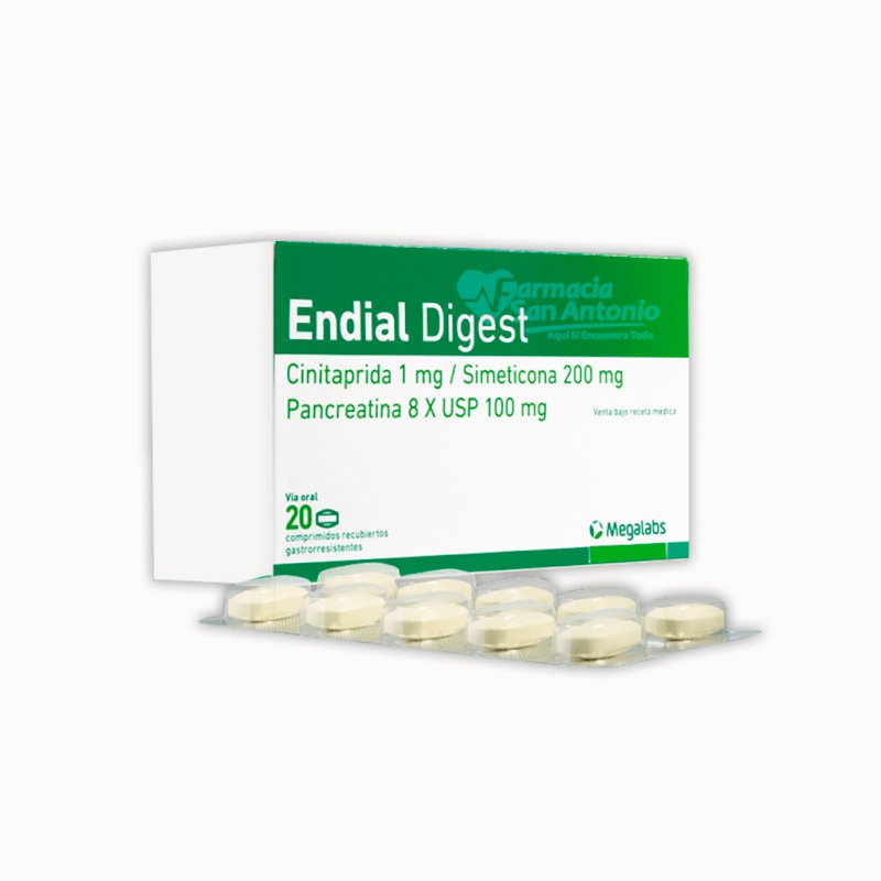 ENDIAL DIGEST X 20 COMPRS