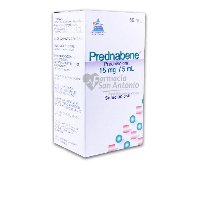 PREDNABENE 15MG X 60ML