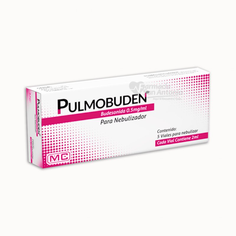 PULMOBUDEN 0.5MG/ML X 5 VIALES