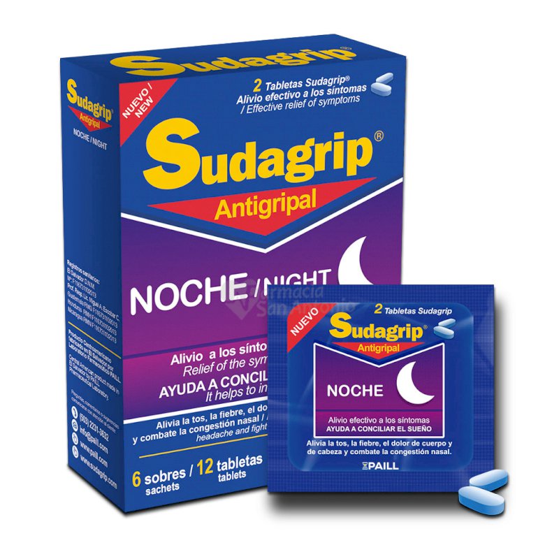 SUDAGRIP NOCHE X 50 TAB