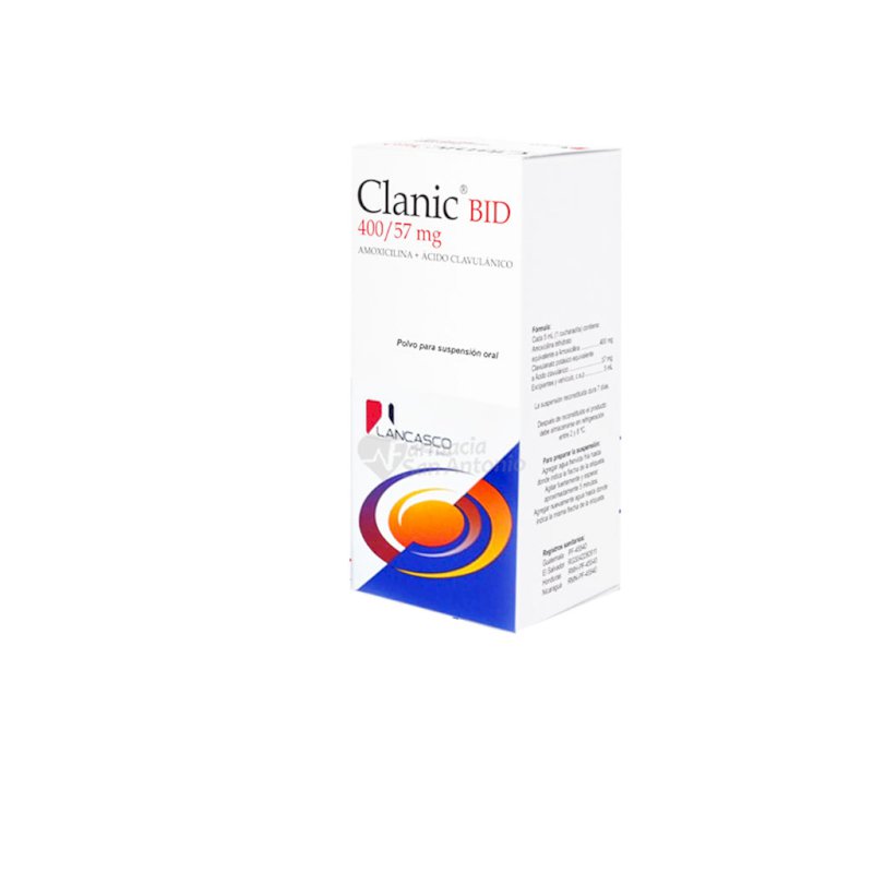 CLANIC BID SUSP 400/57MG X 70ML