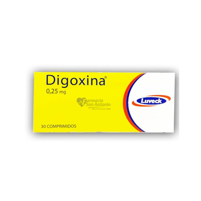 UNIDAD DIGOXINA CHILE 0.25MG TAB