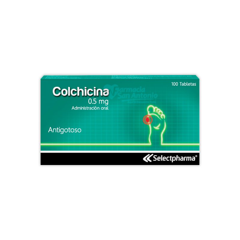 UNIDAD SELECT PHA COLCHICINA 0.5MG TABS