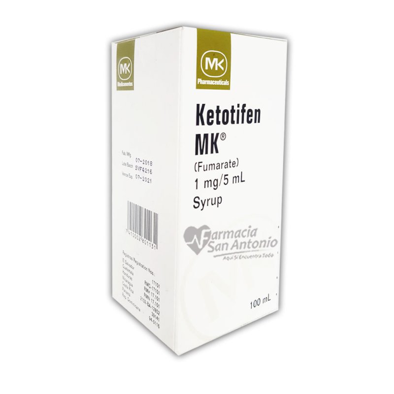 KETOTIFENO MK JBE X 100 ML