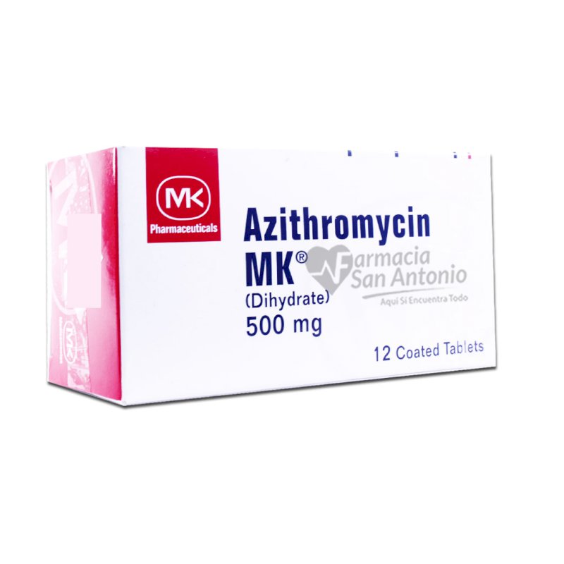 UNIDAD MK AZITROMICINA 500MG TAB