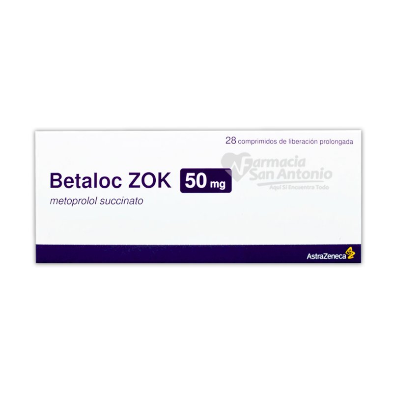 BETALOC ZOK 50MG X 28 COMP