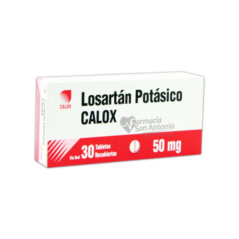 UNIDAD CALOX LOSARTAN POTASICO 50MG TAB