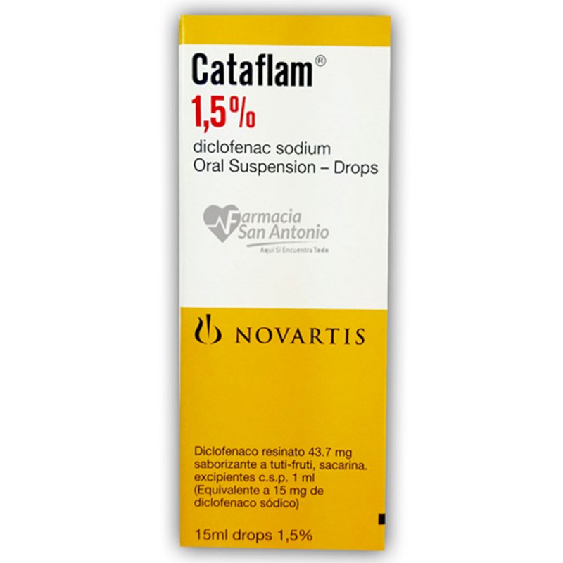 CATAFLAM 1.5% GOTAS 15ML