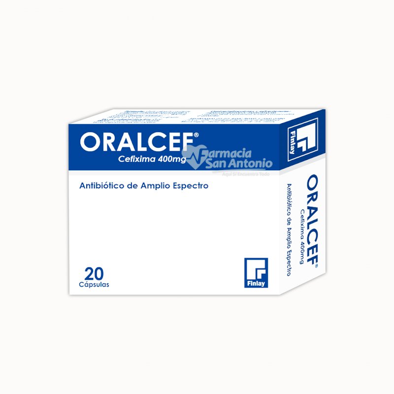 UNIDAD FINLAY ORALCEF 400MG TABS