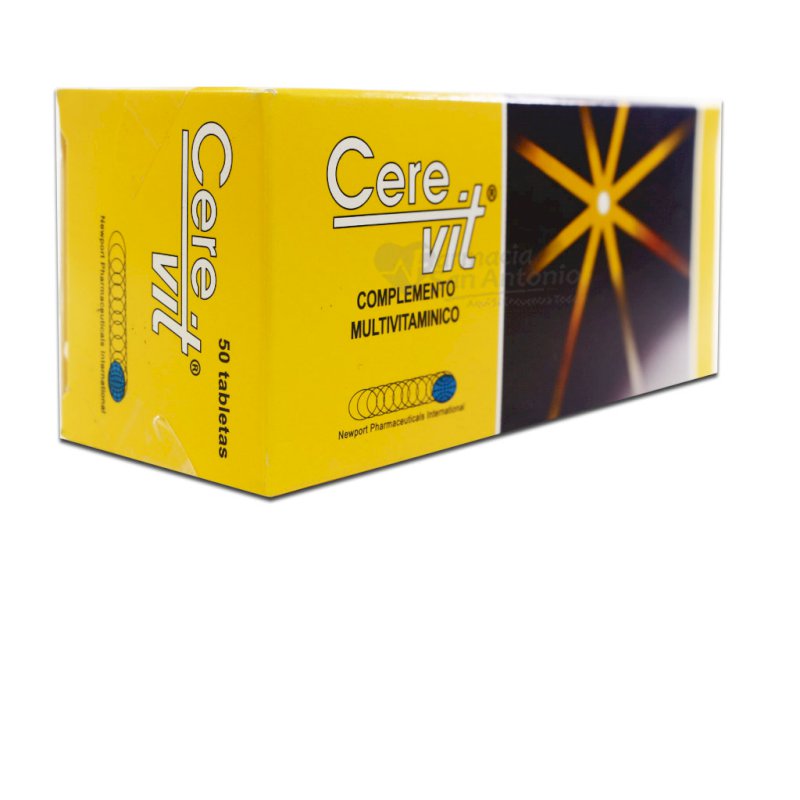 CEREVIT X 50 TABLETAS