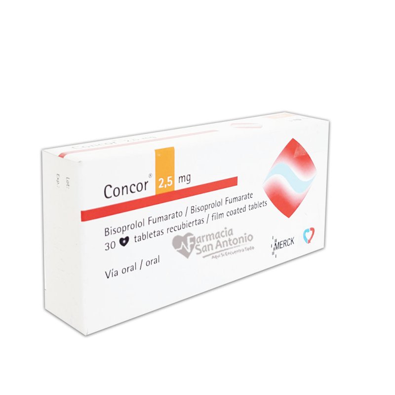 CONCOR 2.5MG X 30 COMP @