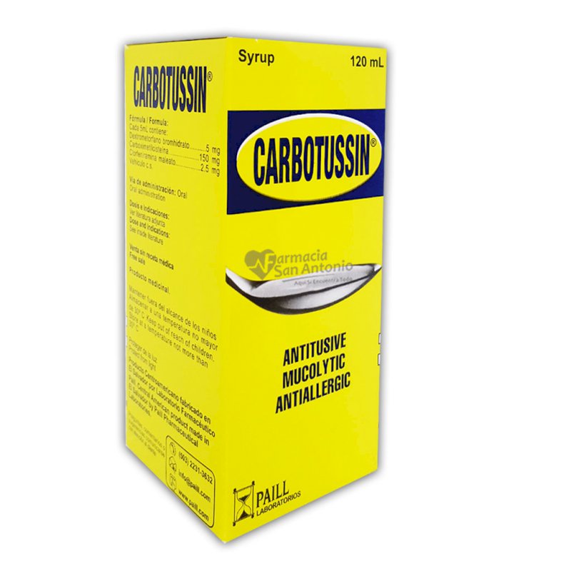 CARBOTUSSIN JARABE 120ML