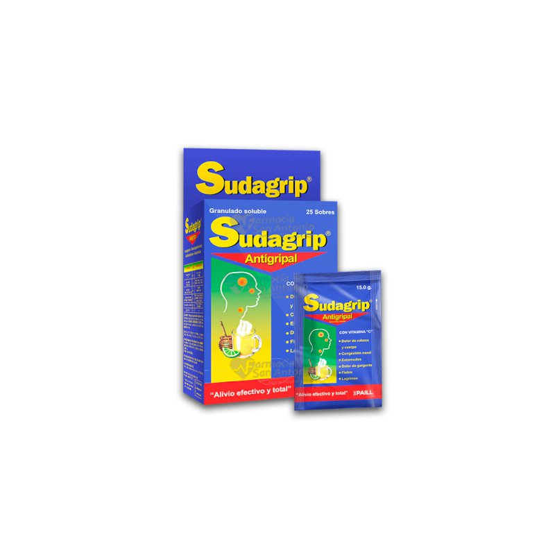 SUDAGRIP X 25 SOBRES - DISPENSADOR