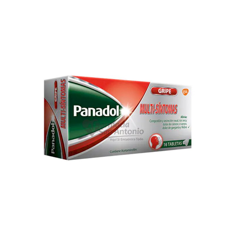 PANADOL MULTISINTOMAS X 16 CAP