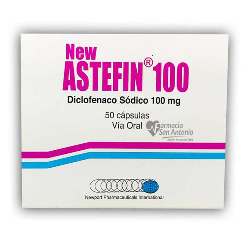 UNIDAD NEW ASTEFIN 100MG TAB