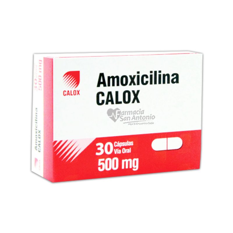 UNIDAD CALOX AMOXICILINA 500 X 30