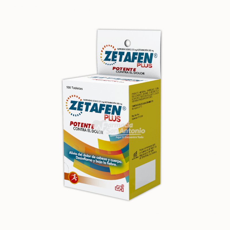 ZETAFEN PLUS X 100 TABS