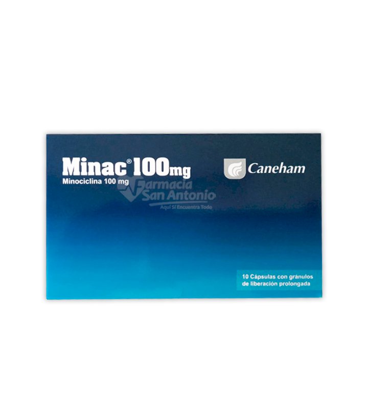 MINAC 100MG X 10 CAPS