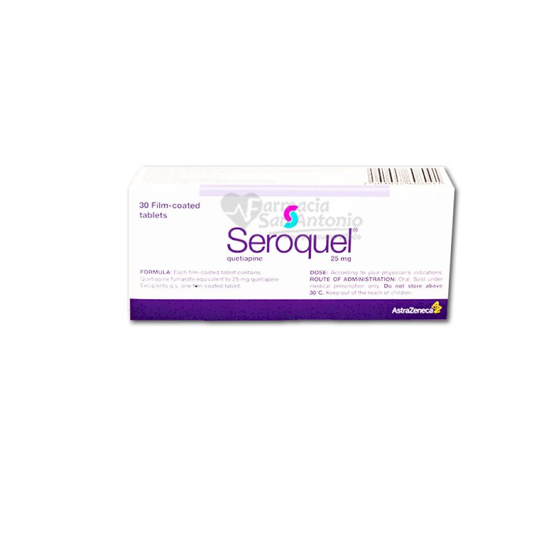 SEROQUEL 25MG X 30 TAB