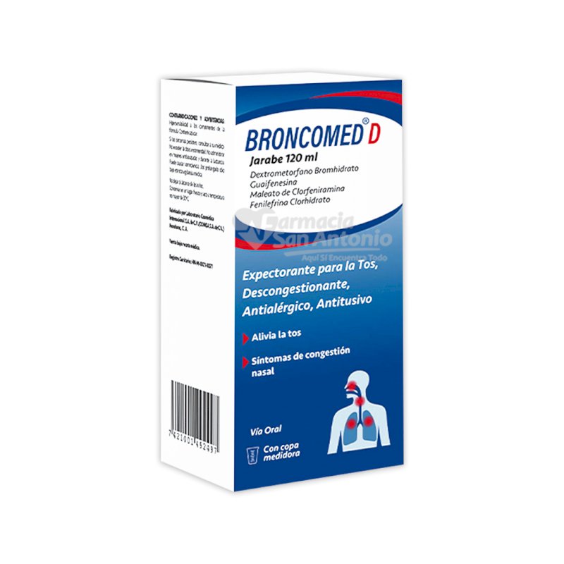 BRONCOMED 'D' SOL ORAL X 120ML