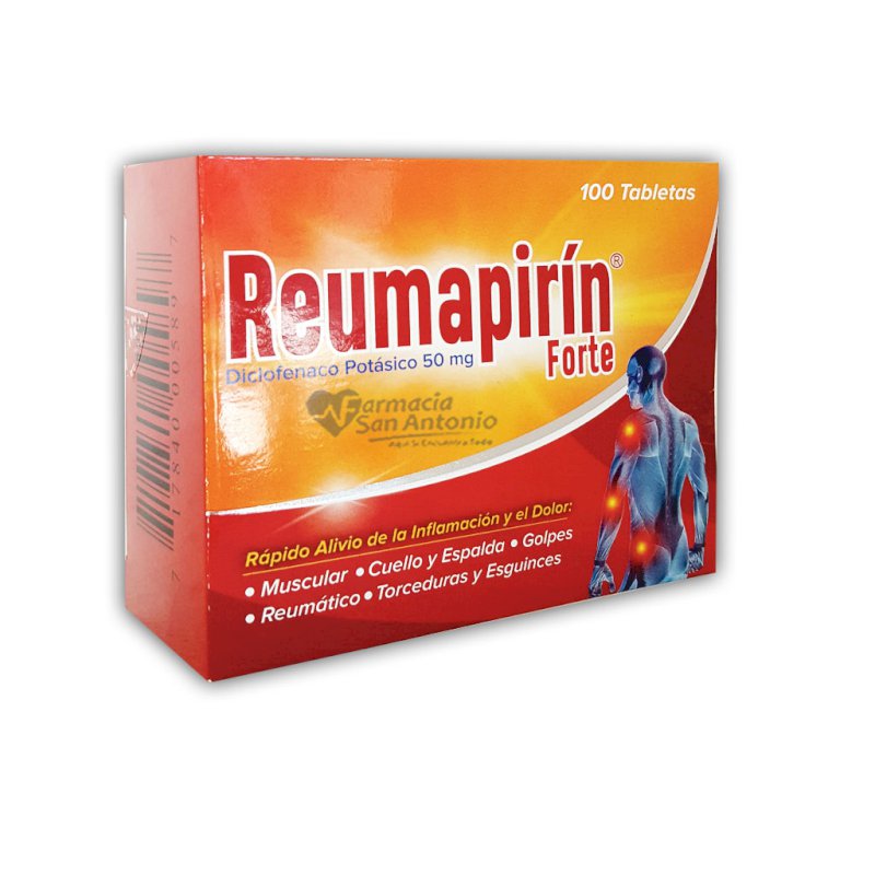 REUMAPIRIN FORTE 50MG X 100 TABS