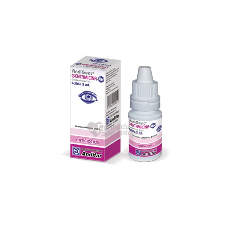 GENTAMICINA ANDIFAR COLIRIO 5ML