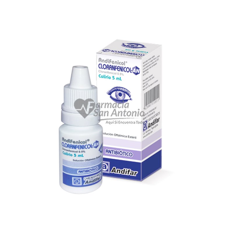 CLORANFENICOL ANDIFAR COLIRIO 5ML