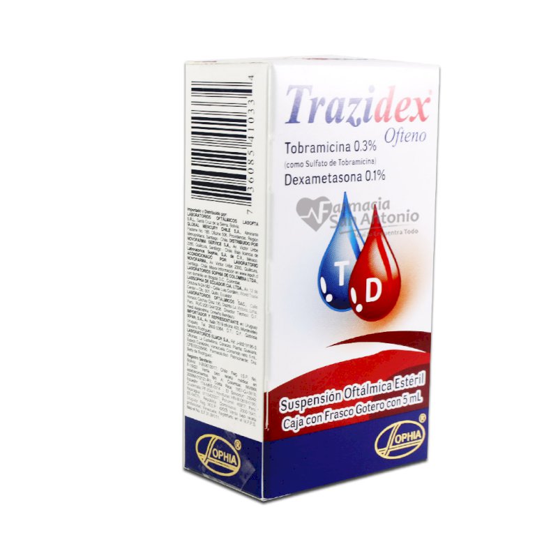 TRAZIDEX OFTENO X 5 ML