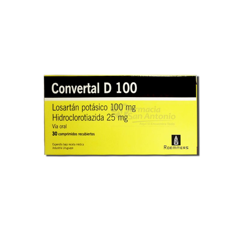 CONVERTAL D 100 MG X 30 TAB. $