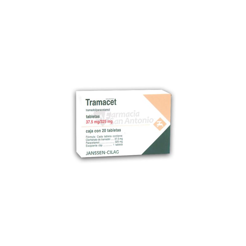 TRAMACET 37.5/325MG CAJA X 20 TABS